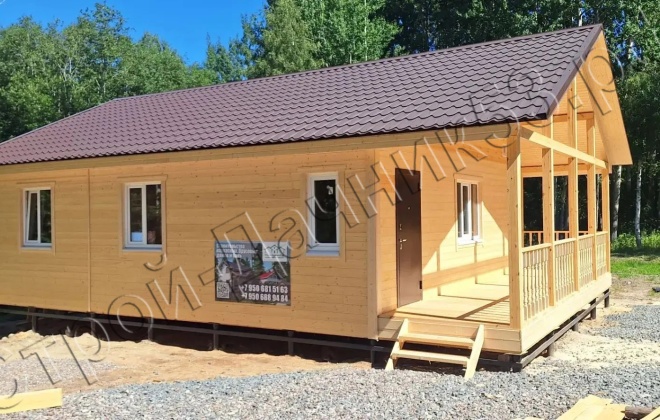 5 Каркасный дом Д-21, 10x6 м, 60 М², Ленинградская область, Приозерский район, посёлок Приладожское (10)